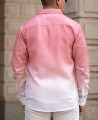 Coral Ombre Shirt 100% Cotton