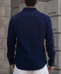Navy Corduroy Shirt 100% Cotton