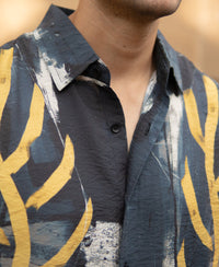 Multicolour Abstract Lightweight Printed Shirt