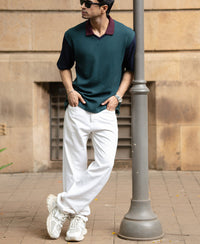 Multicolour Paneled T-Shirt