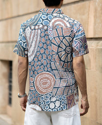 Multicolour Abstract Structured Print Shirt