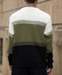 Multicolour Striped Knit T-Shirt