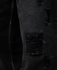 Black Distress Baggy Jeans
