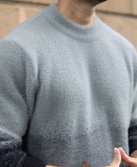 Grey Ombre Jacquard T-Shirt