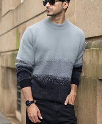 Grey Ombre Jacquard T-Shirt