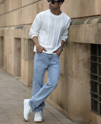White Structured T-Shirt 100% Cotton