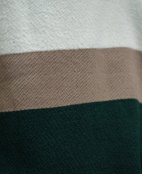 Multicolour Striped Zipper T-Shirt