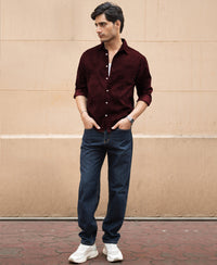 Wine Sprayed Shirt 100% Cotton