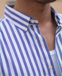 Blue Lightweight Stripe Shirt