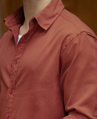 Light Wine Linen Blend Shirt