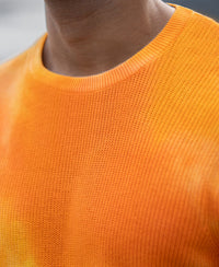 Orange Tie Dye T-Shirt 100% Cotton