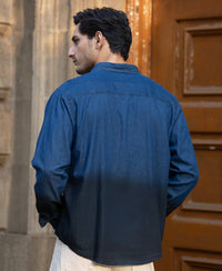 Indigo Ombre Lightweight Shirt 100% Cotton