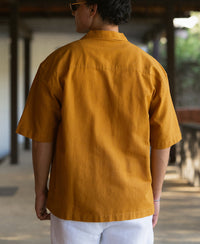 Light Brown Embroidered Shirt