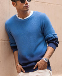 Blue Ombre Sweater 100% Cotton