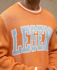 Orange Jacquard T-Shirt