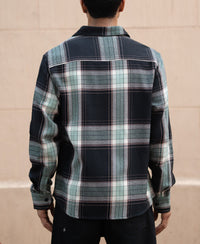 Black Structure Checks Shirt