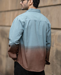 Grey Sky Ombre Shirt 100% Cotton