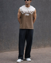 Brown Ombre Graphic Sando 100% Cotton