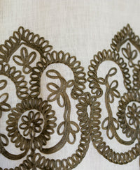 Cream Embroidered Kurta Shirt