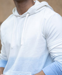 Blue Ombre Hoodie 100% Cotton