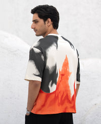 Multicolour Boxy Fit T-Shirt 100% Cotton