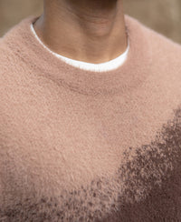 Brown Ombre Jacquard T-Shirt