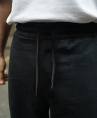 Basic Black Baggy Fit Trackpant