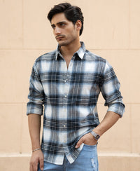 Black Lighweight Checks Shirt