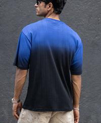 Black Sprayed Structure T-Shirt 100% Cotton