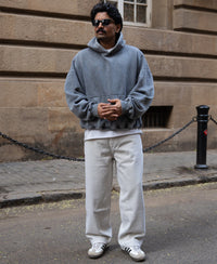 Cream Baggy Jeans