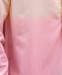 Light Peach Ombre Shirt 100% Cotton