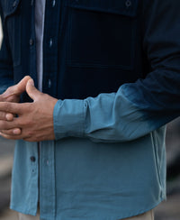 Dark Sky Structured Cargo Overshirt 100% Cotton