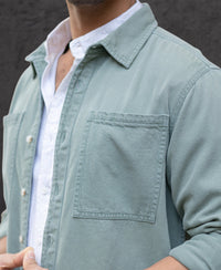 Pista Washed Structured Denim Shirt 100% Cotton
