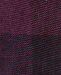 Burgendy Overdyed Checks Shirt