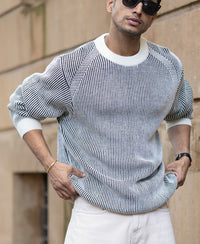 Black And White Striped T-Shirt
