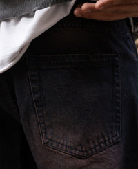 Tinted Dark Blue Baggy Jeans