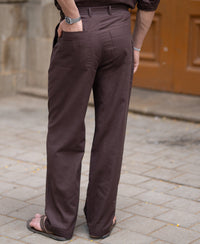 Brown Structured Lightweight Co-ord Set 100% Cotton