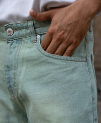 Tinted Blue Baggy Jeans
