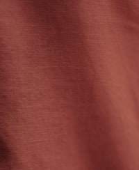 Light Wine Linen Blend Shirt