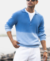 Blue Ombre T-Shirt 100% Cotton