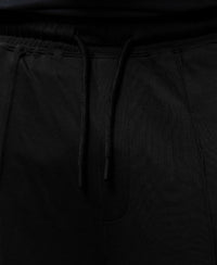 Black Baggy Fit Pleated Trackpant