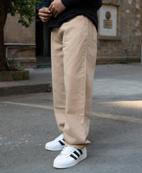 Beige Baggy Fit Jeans