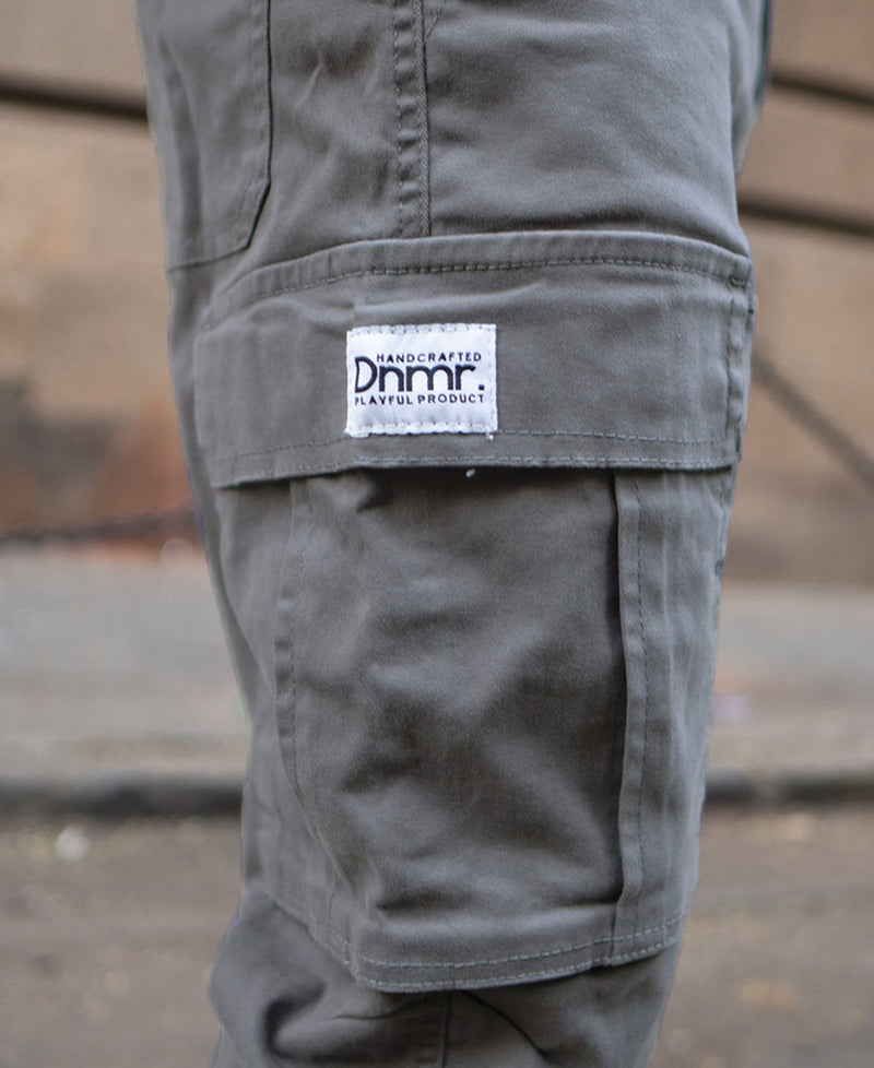 Grey Regular Fit Cotton Cargo Pant