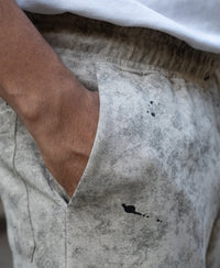 Neutral Printed Baggy Fit Trackpant