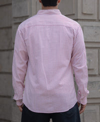 Red Stripe Shirt 100% Cotton