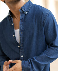 Blue Denim Shirt 100% Cotton