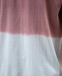 Brick Ombre Knit Polo T-Shirt 100% Cotton