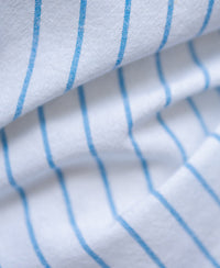 Blue Stripe Linen Blend Shirt