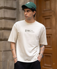 Cream Contrast Crochet Patch T-Shirt 100% Cotton