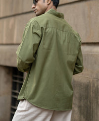 Green Double Pocket Lightweight Shirt 100% Cotton